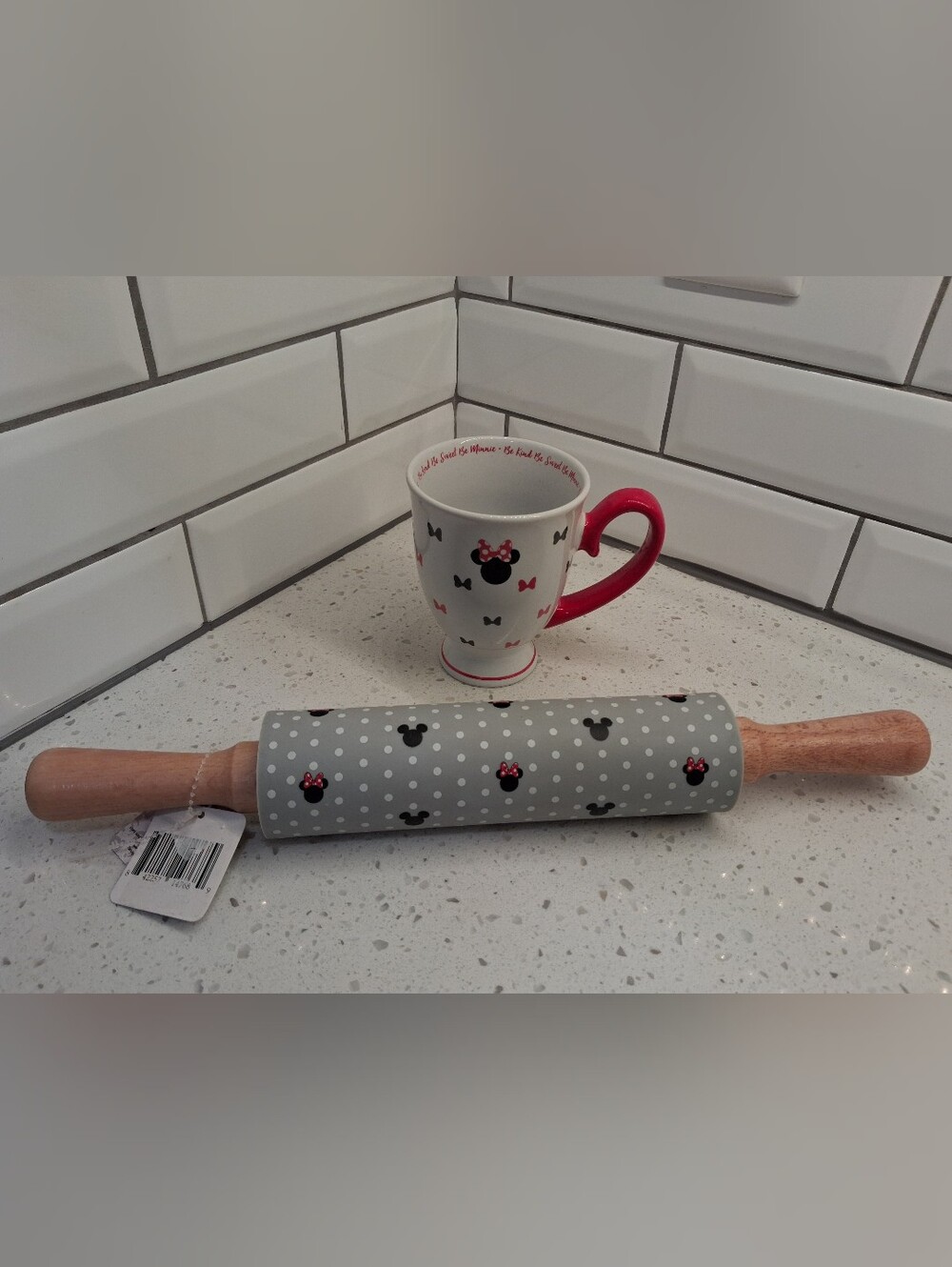 Minnie Mouse Be Sweet Be Kind Mug And Rolling Pin
